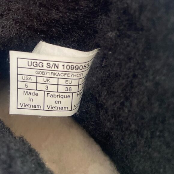 UGG Pasqual Winter Shearling Suede Boots Size 5 - Picture 9 of 9